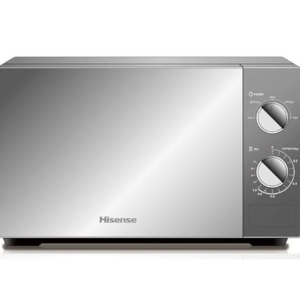 Hisense H20-MOMS10 Mechanical Solo Microwave Oven, 20L - Silver