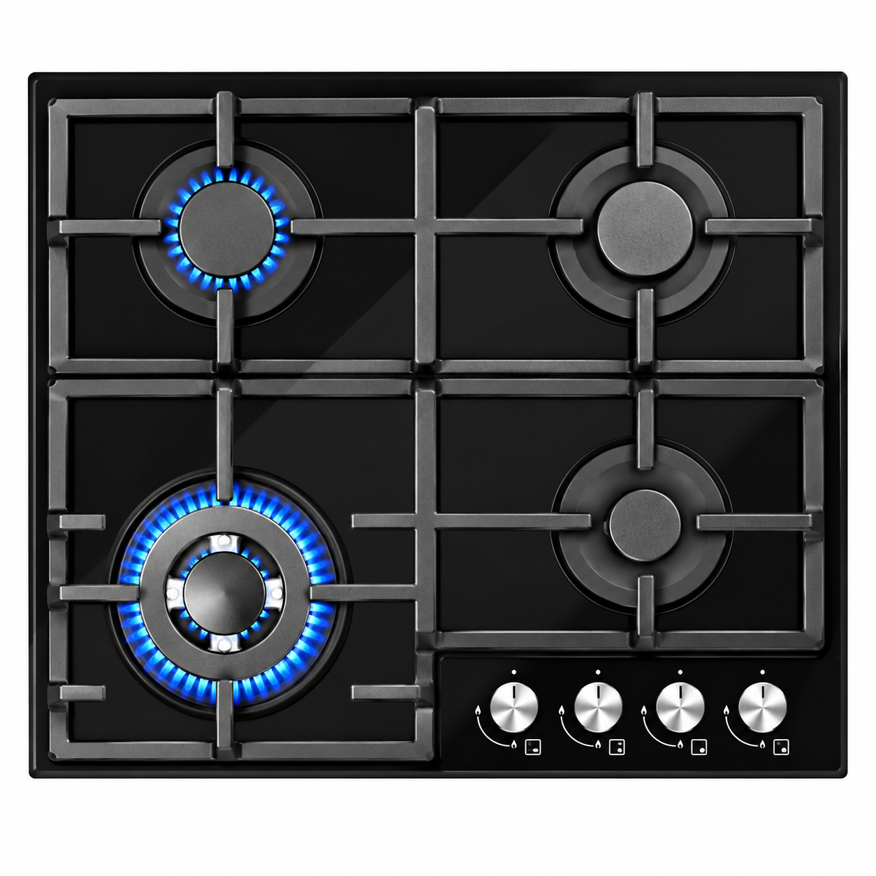 60 by 60 - 4 Gas Burner Hob
